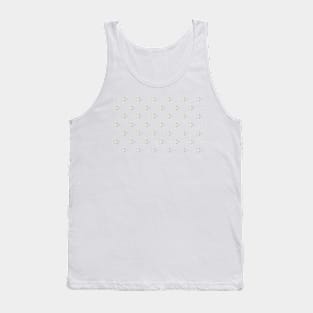 star background with golden color Tank Top